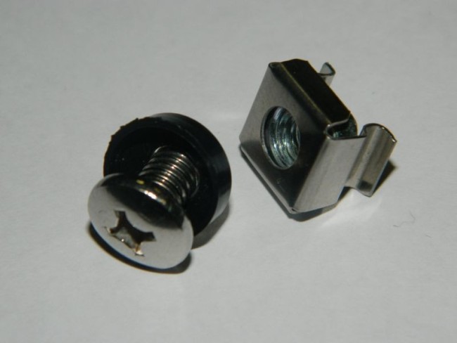 Крепежный набор, крестовой, размер M6 на 12 с прокладкой, 200 шт.