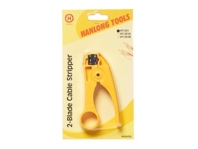 HT-351 Профессиональный инструмент для разделки коаксиального кабеля RG59, RG6, RG11 , Hanlong для Netko HT-351 Профессиональный инструмент для разделки коаксиального кабеля RG59, RG6, RG11 , Hanlong для Netko