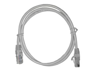 Патч-корд UTP4 cat.5е, CCA, LSZH, серый, литой коннектор NETKO Optima