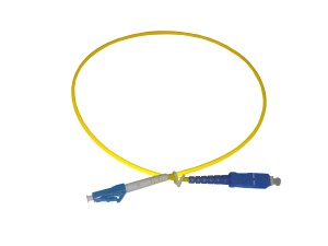 Патч-корд оптический переходной LC-SC/UPC SM Simplex 3.0мм 9/125, LSZH 5 шт