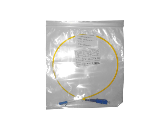 Патч-корд оптический переходной LC-SC/UPC SM Simplex 3.0мм 9/125, LSZH 5 шт Патч-корд оптический переходной LC-SC/UPC SM Simplex 3.0мм 9/125, LSZH 5 шт