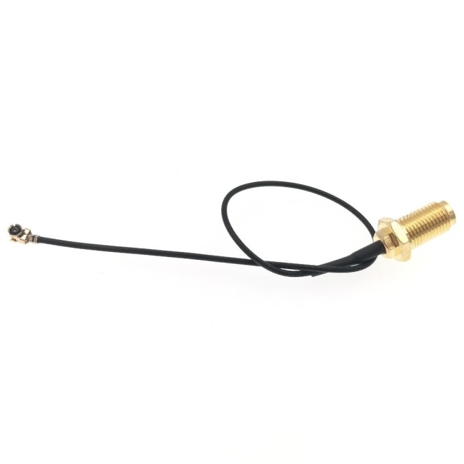 Адаптер для модема (пигтейл) U.fl(IPEX)-SMA(female) кабель RF1.13 15см. комплект 20 шт