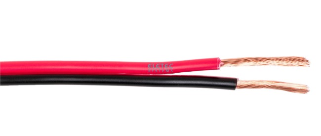 Кабель для громкоговорителей 2х1,5 мм2, красно-черный, ССА, 5 м