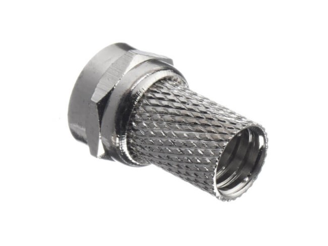 Штекер F (гайка) на RG-6/SAT-703 (медь) (F113-55), NETKO Optima Штекер F (гайка) на RG-6/SAT-703 (медь) (F113-55), NETKO Optima