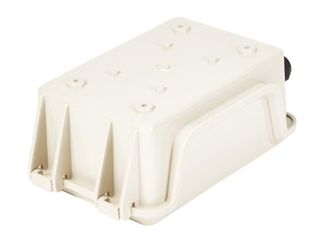 Коробка распределительная на 3 плинта с цанг-зажимом, наружная (В21см*Г8,8см*Ш13,7см), пластиковая, замок Коробка распределительная на 3 плинта с цанг-зажимом, наружная (В21см*Г8,8см*Ш13,7см), пластиковая, замок