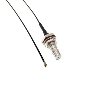 Адаптер для модема (пигтейл) IPEX4(MHF4)-QMA(female) кабель RF1.13 15см. комплект 5 шт