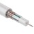 Кабель коаксиальный RG59U-CU, 75 Ом, Cu, белый, 50 м