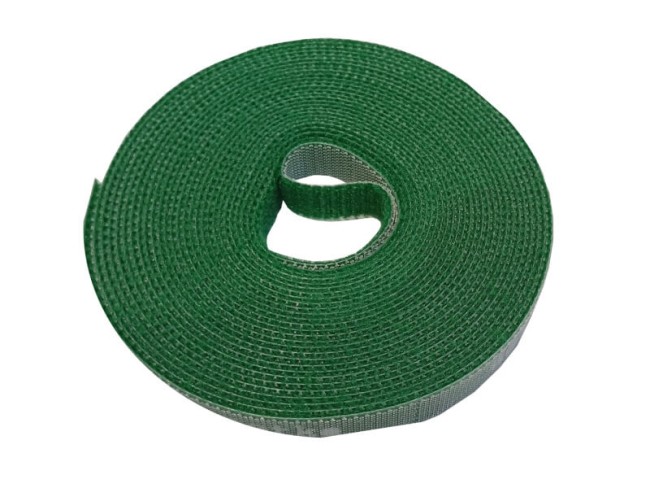 Лента-липучка многоразовая 10мм*5м, с насечками для отрыва (каждые 2 см), зеленая NETKO Optima Лента-липучка многоразовая 10мм*5м, с насечками для отрыва (каждые 2 см), зеленая NETKO Optima