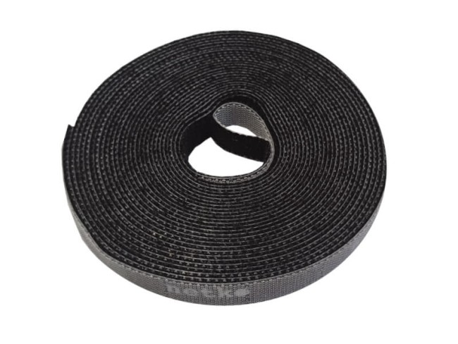 Лента-липучка многоразовая 10мм*5м, с насечками для отрыва (каждые 2 см), черная NETKO Optima Лента-липучка многоразовая 10мм*5м, с насечками для отрыва (каждые 2 см), черная NETKO Optima