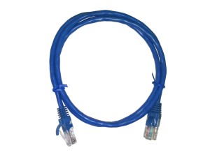 Патч-корд UTP4 cat 5e, ВС, LSZH, синий, литой коннектор NETKO Optima 10 шт
