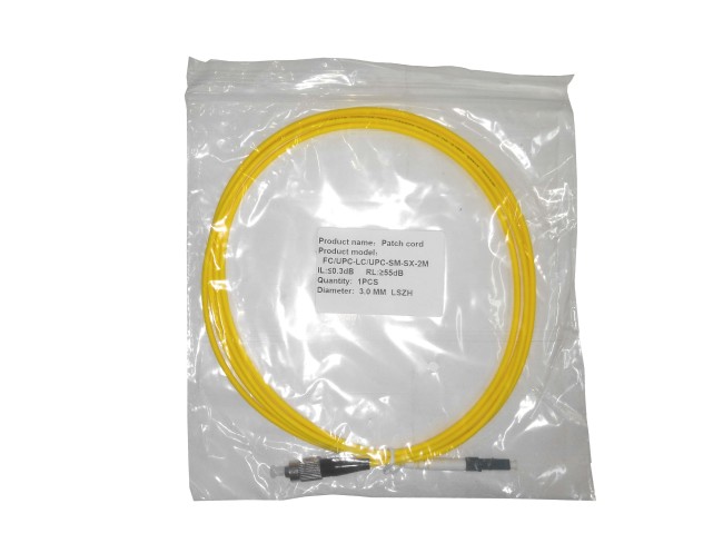 Патч-корд оптический переходной LC-FC/UPC SM Simplex 3.0мм 9/125, LSZH 10 шт Патч-корд оптический переходной LC-FC/UPC SM Simplex 3.0мм 9/125, LSZH 10 шт