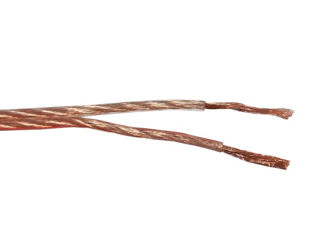 Кабель акустический 2*2.0мм2 (3*37*0.15мм) CCA, 30м, пластиковая катушка, прозрачный NETKO Optima Кабель акустический 2*2.0мм2 (3*37*0.15мм) CCA, 30м, пластиковая катушка, прозрачный NETKO Optima