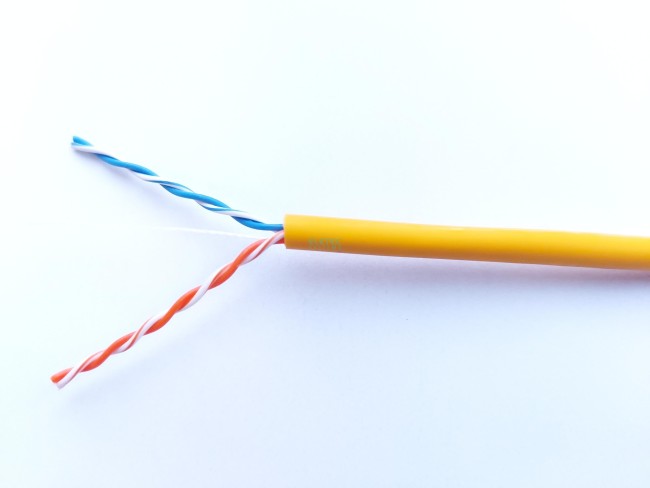 Кабель UTP 5E Eletec 2x2xAWG24 LSZH,, медь, Россия 100 м