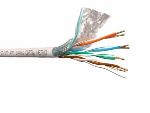 Кабель SF/UTP4 cat.5e, 4 пары 24 AWG BC, одножильный, экранированный + оплетка, FLUKE TEST, NETKO Expert СКС 10м Кабель SF/UTP4 cat.5e, 4 пары 24 AWG BC, одножильный, экранированный + оплетка, FLUKE TEST, NETKO Expert СКС 10м