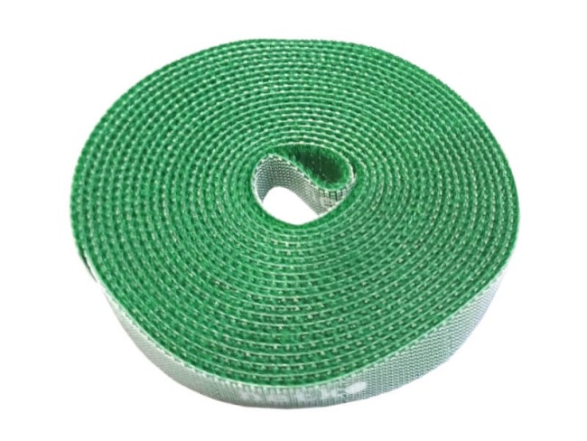 Лента-липучка многоразовая 10мм*3м, с насечками для отрыва (каждые 2 см), зеленая NETKO Optima Лента-липучка многоразовая 10мм*3м, с насечками для отрыва (каждые 2 см), зеленая NETKO Optima