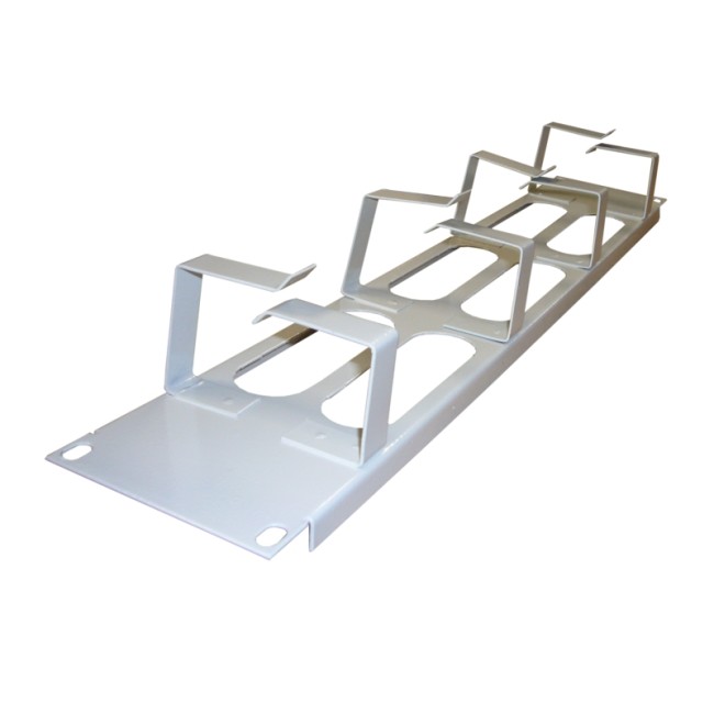 Кабельный органайзер 19, 2U, металлический, 4 металл. кольца, серый М (аналог 69570) EOL Кабельный органайзер 19, 2U, металлический, 4 металл. кольца, серый М (аналог 69570) EOL