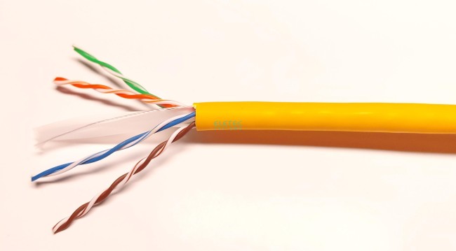 Кабель UTP 6 Eletec 4x2xAWG24 LSZH,, медь 200 м