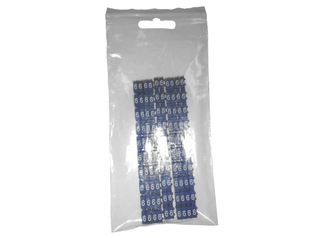 Кольцо маркировочное 7, фиолетовый Netko 100шт Кольцо маркировочное 7, фиолетовый Netko 100шт