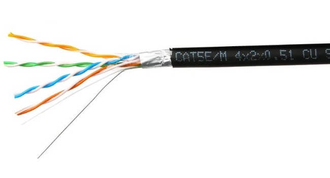 Кабель Skynet Premium FTP4 cat.5е, одножильный, Cu, Проходит Fluke тест, для наружных работ, черный 10м Кабель Skynet Premium FTP4 cat.5е, одножильный, Cu, Проходит Fluke тест, для наружных работ, черный 10м