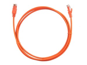 Патч-корд UTP4 cat.6, литой коннектор, LSZH, оранжевый, Netko CKC