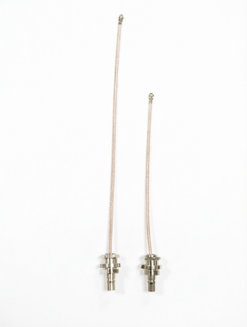 Комплект адаптеров для Alientech DUO U.fl(IPEX)-QMA(female) кабель RG-178 10 и 16 см. комплект 20 шт