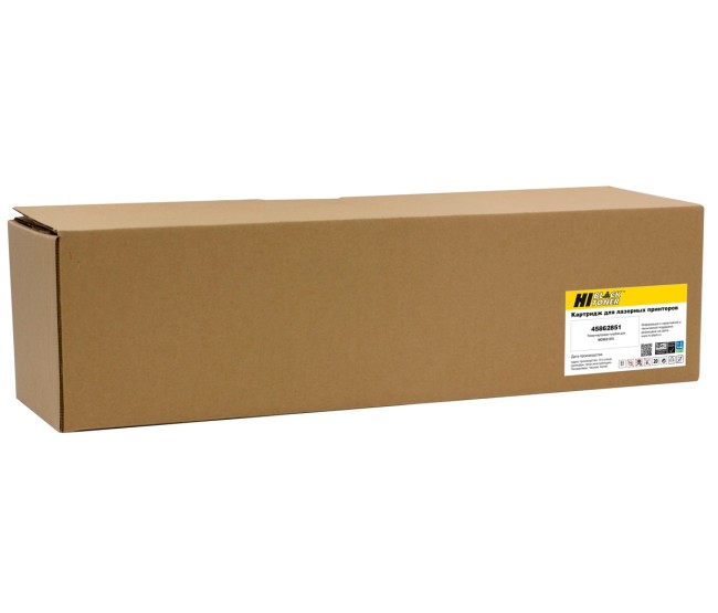 Тонер-картридж Hi-Black (HB-45862851) для OKI MC853/873, Восстановленный, C, 7,3K