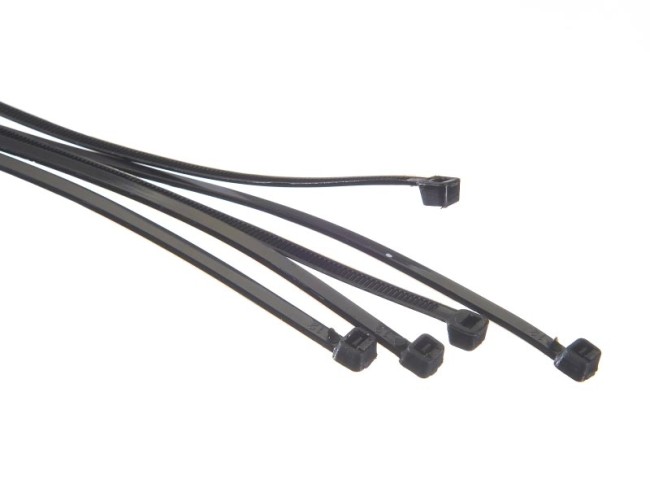 Стяжка нейлоновая 300*4.8 /100 шт/ светостойкая (черная), NETKO Optima