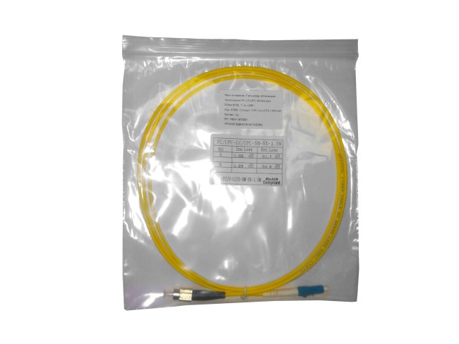 Патч-корд оптический переходной FC-LC/UPC SM Simplex 3.0мм 9/125, LSZH 5 шт Патч-корд оптический переходной FC-LC/UPC SM Simplex 3.0мм 9/125, LSZH 5 шт