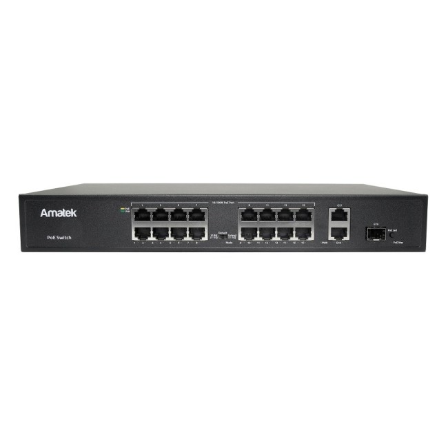AN-S18P16 - 19-портовый 100/1000 Мбит/с коммутатор с POE до 300Вт AN-S18P16 - 19-портовый 100/1000 Мбит/с коммутатор с POE до 300Вт