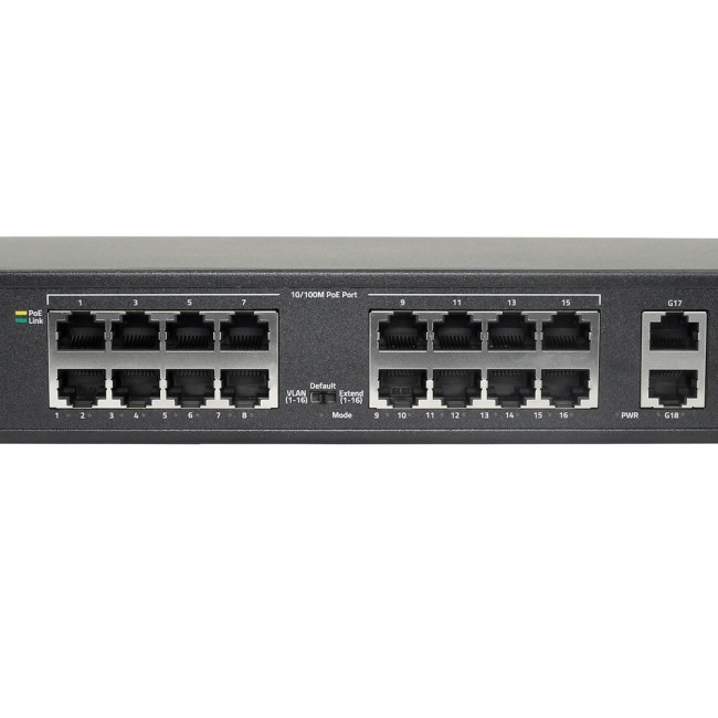 AN-S18P16 - 19-портовый 100/1000 Мбит/с коммутатор с POE до 300Вт AN-S18P16 - 19-портовый 100/1000 Мбит/с коммутатор с POE до 300Вт