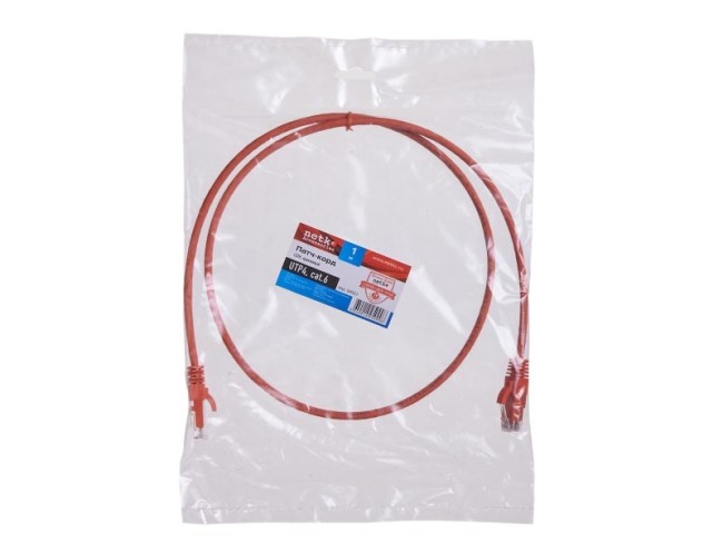 Патч-корд UTP4 cat.6, литой коннектор, LSZH, оранжевый, Netko CKC 5 шт Патч-корд UTP4 cat.6, литой коннектор, LSZH, оранжевый, Netko CKC 5 шт