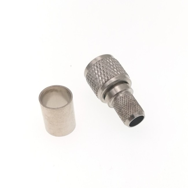 ВЧ-разъём mini UHF(male) обжимной под кабель 5D-FB комплект 20 шт