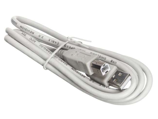 Кабель шт.USB A - шт.USB В 2.0 (1,5м), серый, NETKO Optima