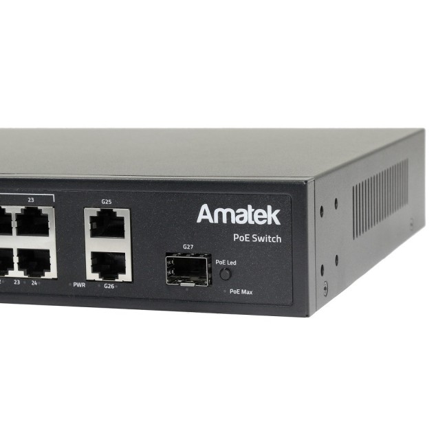AN-S26P24 - 27-портовый 100/1000 Мбит/с коммутатор с PoE до 300Вт AN-S26P24 - 27-портовый 100/1000 Мбит/с коммутатор с PoE до 300Вт