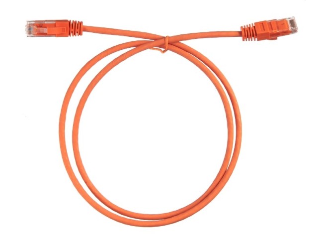 Патч-корд UTP4 cat.6, литой коннектор, LSZH, оранжевый, Netko CKC 10 шт Патч-корд UTP4 cat.6, литой коннектор, LSZH, оранжевый, Netko CKC 10 шт