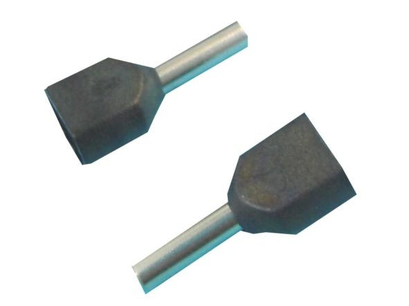 Штыревой втулочный кабельный наконечник TE 7510 (НШВИ F=10мм) 2х0,75мм2, изолированный, серый, 100шт, NETKO Optima Штыревой втулочный кабельный наконечник TE 7510 (НШВИ F=10мм) 2х0,75мм2, изолированный, серый, 100шт, NETKO Optima