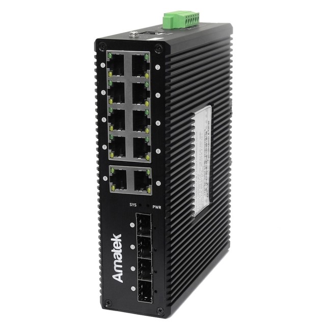 AN-SXGM14P8A - промышленный 14-портовый управляемый гигабитный L2+ коммутатор с PoE до 240Вт AN-SXGM14P8A - промышленный 14-портовый управляемый гигабитный L2+ коммутатор с PoE до 240Вт