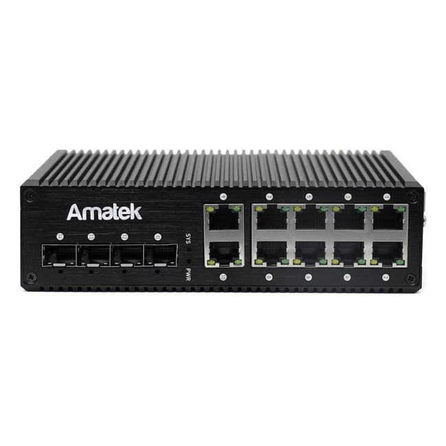 AN-SXGM14P8A - промышленный 14-портовый управляемый гигабитный L2+ коммутатор с PoE до 240Вт AN-SXGM14P8A - промышленный 14-портовый управляемый гигабитный L2+ коммутатор с PoE до 240Вт