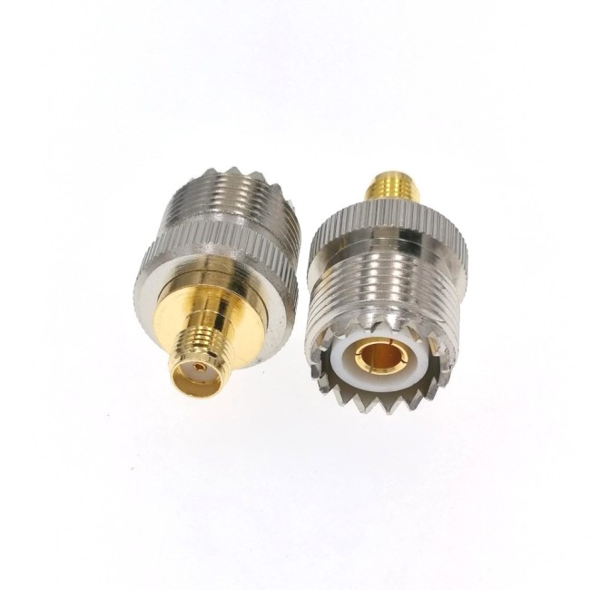 ВЧ-адаптер SMA(female)-UHF(female) SO239 комплект 20 шт