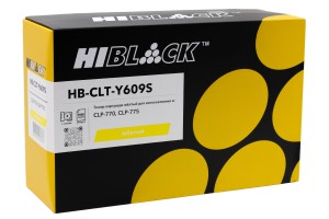Картридж Hi-Black (HB-CLT-Y609S) для Samsung CLP-770/775, Восстановленный, Y, 7K