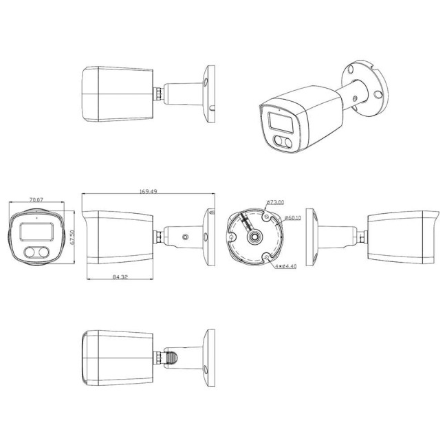 AC-IS803MS - уличная IP видеокамера 8Мп AC-IS803MS - уличная IP видеокамера 8Мп