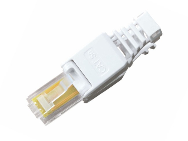 Коннектор RJ45 (8p8c) cat.5e, быстрозажимной ручной, для одножильного и многожильного UTP кабеля, NETKO Optima Коннектор RJ45 (8p8c) cat.5e, быстрозажимной ручной, для одножильного и многожильного UTP кабеля, NETKO Optima
