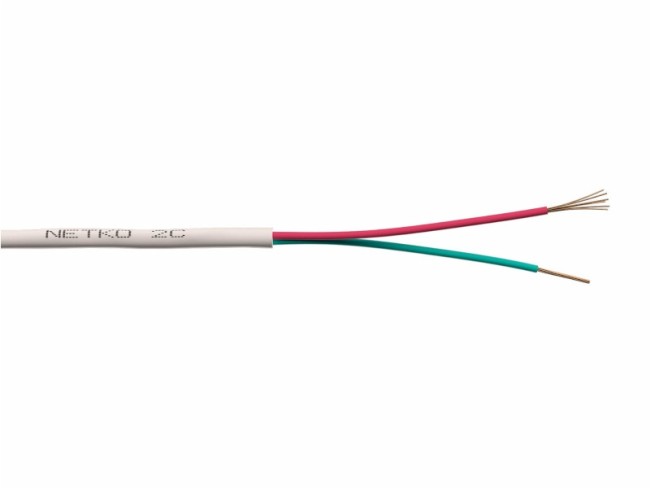 Кабель Телефонный 2с, CCS, 20м, круглый, белый NETKO Optima РАСПРОДАЖА Кабель Телефонный 2с, CCS, 20м, круглый, белый NETKO Optima РАСПРОДАЖА