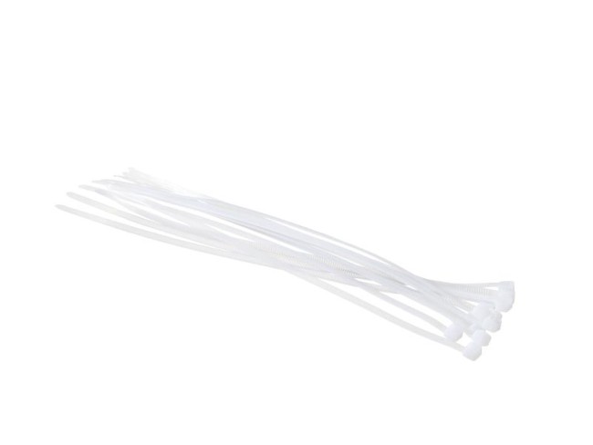 Стяжка нейлоновая 200*3.6 /100 шт (белая), NETKO Optima Стяжка нейлоновая 200*3.6 /100 шт (белая), NETKO Optima