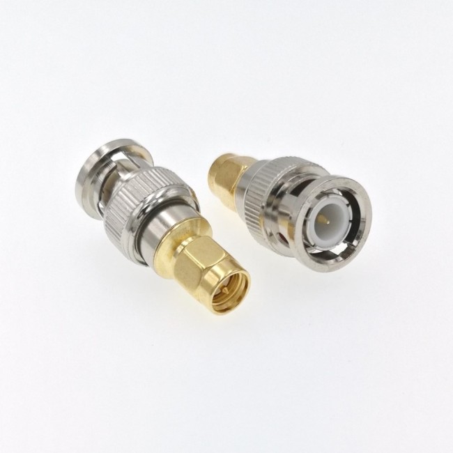 ВЧ-адаптер SMA(male)-BNC(male) комплект 5 шт