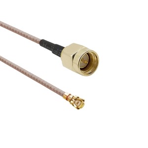 Адаптер для модема (пигтейл) U.fl(IPEX)-SMA(male) кабель RG178 15см. комплект 5 шт