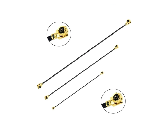 Адаптер для модема (пигтейл) U.fl(IPEX)-U.fl(IPEX) кабель RF1.13 20см. комплект 5 шт