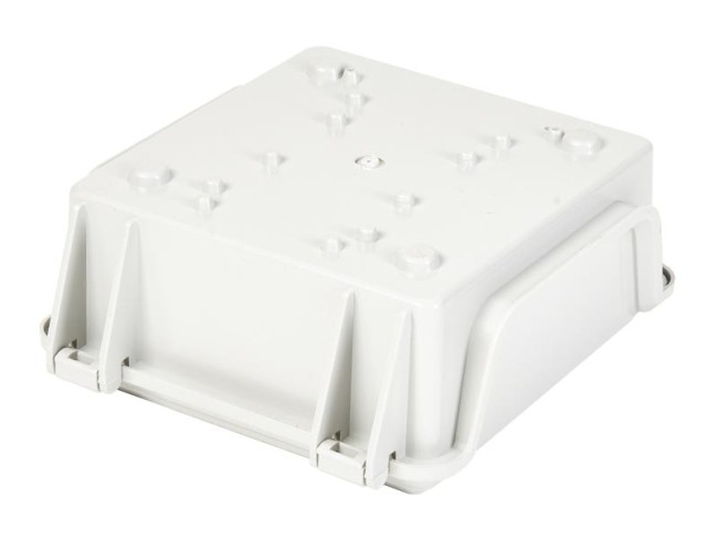 Коробка распределительная на 5 плинтов с цанг-зажимом, наружная (В22,7см*Г8,5см*Ш19,5см), пластиковая, замок Коробка распределительная на 5 плинтов с цанг-зажимом, наружная (В22,7см*Г8,5см*Ш19,5см), пластиковая, замок