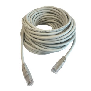 Патч-корд Technolink UTP4 rj45-rj45, cat.6, BC, серый, литой коннектор