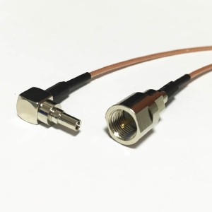 Адаптер для модема (пигтейл) CRC9-FME(male) кабель RG316 15см. комплект 20 шт